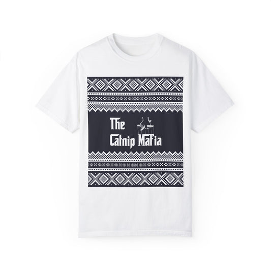 Scandinavian Elegance in Every Thread: The Catnip Mafia's Latest Tee T-Shirt Printify White S 