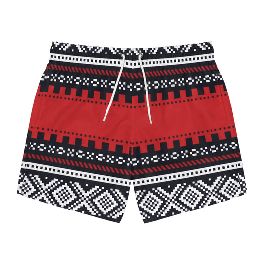 Summer Stories: Wear Your Norwegian Folklore with Every Swim All Over Prints Printify L Seam thread color automatically matched to design 